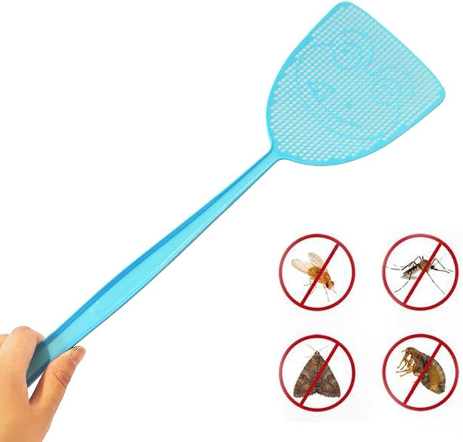 12 Pack Fly Swatter Fly Catcher Insect Mosquito Wasp Pest Control With Long Handle Fly Swatters - Image 5