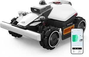 2 AWD 1500H Robot Lawn Mower, 0.37 Acre, LiDAR+AI