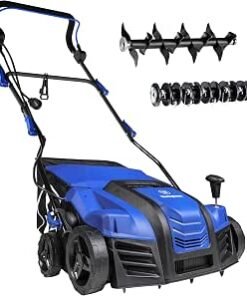 2-in-1 Electric Dethatcher and Scarifier with Collection Bag