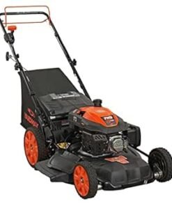 201cc Select PACE 6 Speed CVT High Wheel FWD 3-in-1 Gas Walk Behind Self Propelled Lawn Mower, Black (YG2860)