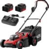 3-in-1 Cordless Lawn Mower, Brushless Motor