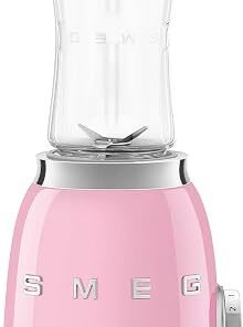 Retro 50’s Style Personal Blender, 2 x Bottles-To-Go, 2 Speed Settings, 600ml, 300W,