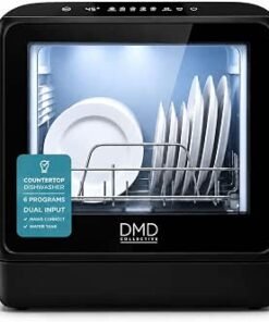 5L Table Top Dishwasher, Compact Mini Dishwasher, Black