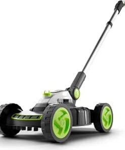 Alloy Steel Lawnmower | Cordless Electric Lightweight Grab and Go | 2 Cutting Heights