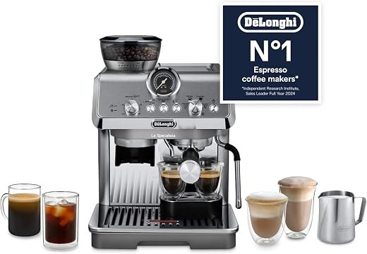 Arte Evo EC9255.M, Espresso Pump Coffee Machine with Cold Brew Function, with Professional Milk Frothing Nozzle, Sensor...