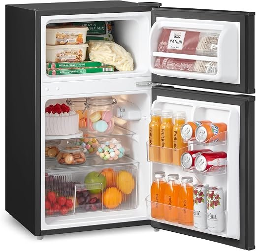 COMFEE' 87L Under Counter Fridge Freezer, Reversible Door