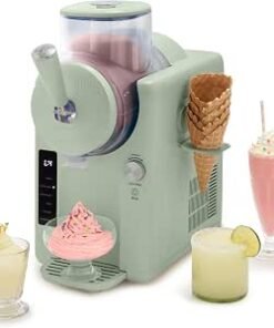 Cream Maker & Slushie Machine, Soft Serve, Sorbet, Margaritas, Milkshakes, Frozen Yogurt, No Pre-Freezing, Ready in 15 Mins, 6 Modes, 7 Textures,...