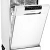 Dishwasher with Wheels, 19in Wide, 8 Place Settings Capacity, White