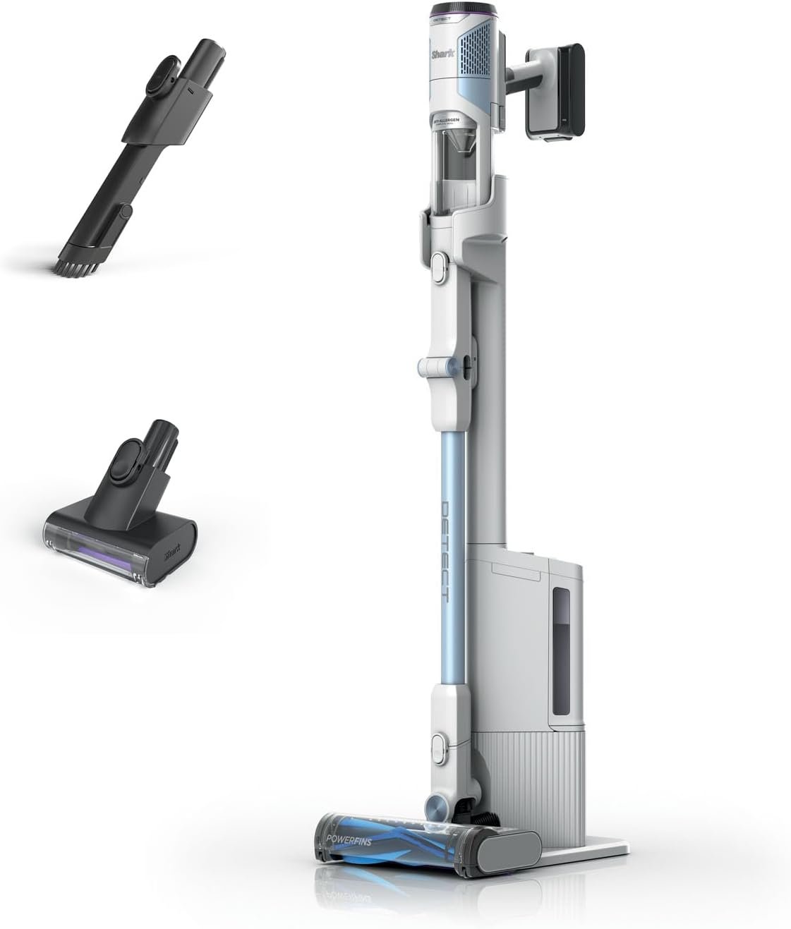 Detect Clean & Empty Cordless Vacuum Cleaner, Cloudy Blue