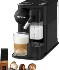 De'Longhi Lattissima One Evo Automatic Coffee Maker, Single-Serve Capsule Coffee Machine, Automatic frothed milk, Cappuccino and Latte, 1450W, Black