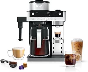 Filter Coffee and Pod Capsule Machine, Black CFN802UK