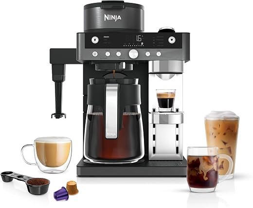 Prestige 2-in-1 Filter Coffee and Pod Capsule Machine, Black