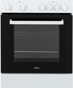 FS 60cm Single Cavity Electric Static Cooker with Solid Plates White