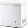 Freezer, 2.0 Cu. Ft. Capacity, Adjustable Thermostat-Removable Vinyl Coated Wire Basket-Easy Defrost Drain- Garage Ready- Pearl White