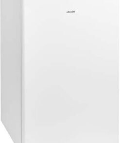 Freezer 48cm Wide Freestanding White 60 Litre with 3 Drawers, Adjustable Feet & Reversible Door, 4 Star Freezer, Suitable for Garages & Outbuildings...