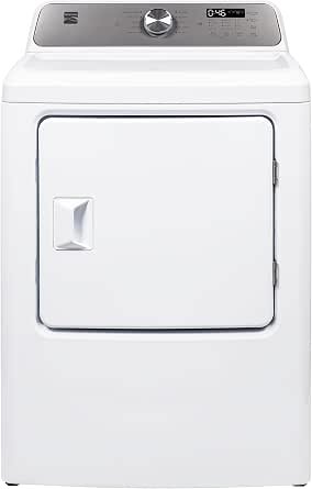 ft. Front Load Electric Dryer - White