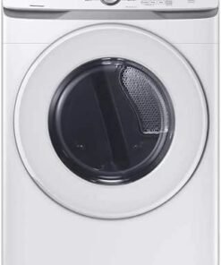 ft. Front Load Electric Dryer with Sensor Dry, White, DVE45T6000W/A3