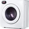 Ft. Portable Dryer for Clothes, 1400W Dryer with LCD Panel