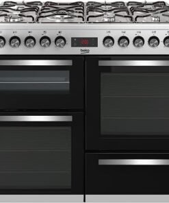 Fuel Double Oven Range Cooker - Stainless Steel