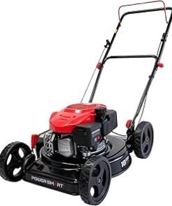 Gas Lawn Mower, Push Mower with Side-Discharge
