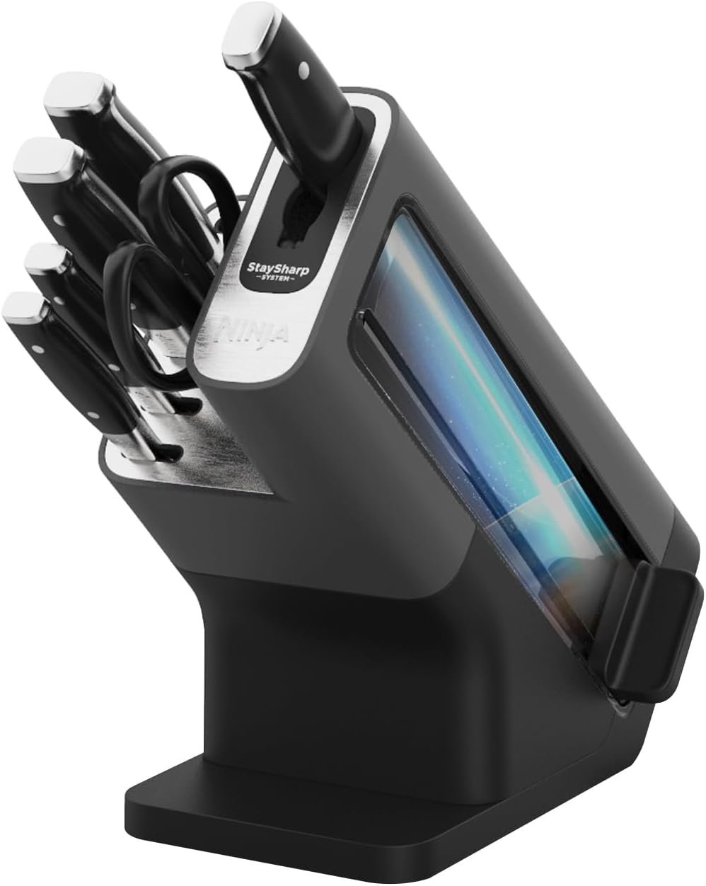 Foodi StaySharp Knife Block - Sharp 6-Piece Knife Set Chef