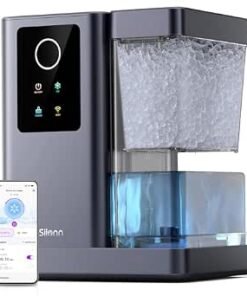 Maker Countertop with APP & Voice Control, Self Cleaning Ice Machine with 3L Large Water Tank, 44lbs/24H Soft Chewable Ice, Portable Pebble Ice Maker for Home,...