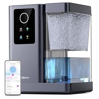 Maker Countertop with APP & Voice Control, Self Cleaning Ice Machine with 3L Large Water Tank, 44lbs/24H Soft Chewable Ice, Portable Pebble Ice Maker for Home,...