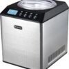 Maker Machine Automatic 2.1 Qt. Upright with Built-In Compressor, LCD Digital Display & Timer, No Pre-Freezing, ICM-201SB, Stainless Steel