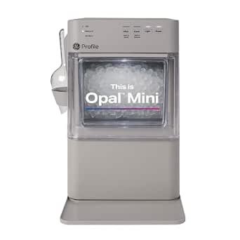 Mini Nugget Ice Maker, Portable Countertop Pellet Ice Machine, Soft Chewable Ice, 36 lbs Per Day, Top Fill Water Reservoir, 2 lb Bin, 6 Pack Descaler & Scoop...