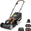 Mower, 40V 14" 2-in-1 Grass Mower for 1/8 Acre, WG779