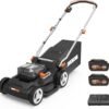 Mower, 40V 17" 2-in-1 Grass Mower for 1/4 Acre, WG745