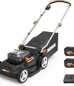 Mower, 40V 17" 2-in-1 Grass Mower for 1/4 Acre, WG745