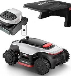 Mower A3 AWD Pro 3500 +Garage+Z1 Robotic Pool Cleaner Set, Wire Free No RTK Robotic Lawn Mowers,Dual-Disc Cutting 15.8" Width, Smart Zero-Edge, App Control for...
