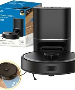 Max Plus 5300Pa Robot Vacuum Cleaner with Mop,Auto Empty/Charging