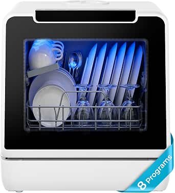 Portable, 8 Programs with 5L Tank, Black, 40dB