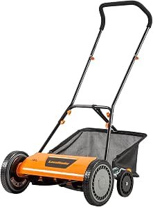 Reel Lawn Mower 18-Inch 5-Blade