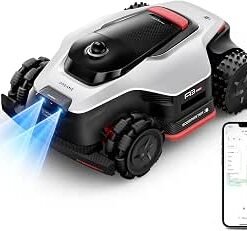 Robot Lawn Mower A3 AWD Pro Wire Free No RTK, 4WD for 38.7° Slopes, Dual AI Vision Robotic Lawn Mowers,Dual-Disc Cutting 15.8" Width, Smart Zero-Edge, App...