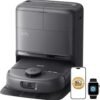 Robot Vacuum Cleaner with Mop,HydroJet Self Clean Roller Mop