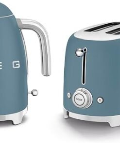 Breakfast Set,1.7L, 300W Storm Blue Kettle and 2 Slice Storm Blue Toaster
