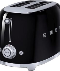 Retro Style 2 Slice Toaster - Black