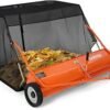 Sweeper Tow Behind, Pull Behind Grass Sweeper, Orange