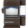 Ultra, Countertop Nugget Ice Maker, 1 Gal XL Side Tank, *Amazon Exclusive*, 38 lbs/Day, Pebble Pellet Crushed Ice Machine, WiFi Chocolate Quartz