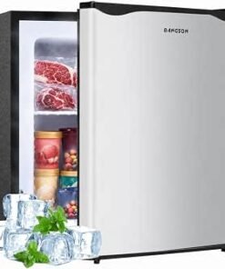 Upright Mini Freezer for Dorms Apartment, Silver